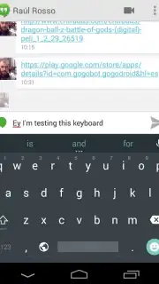 Android L Keyboard screenshot 1