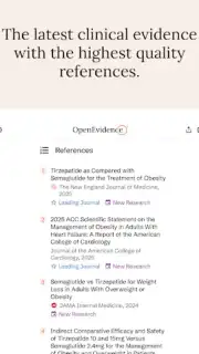 OpenEvidence screenshot 1