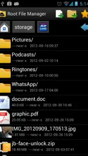 Root File Manager screenshot 1