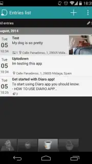 Diaro screenshot 4