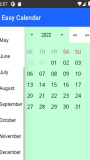 Easy Calendar screenshot 3
