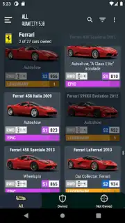 Car Tracker for ForzaHorizon 5 screenshot 15