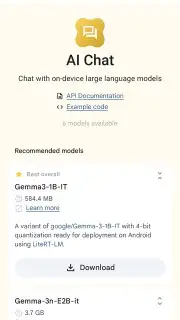 Google AI Edge Gallery screenshot 12