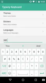 Typany Keyboard screenshot 2