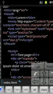 WebMaster's HTML Editor Lite screenshot 1