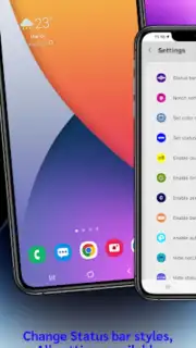iCenter iOS 17: X - Status Bar screenshot 2