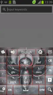 Emo Angel Keyboard screenshot 1