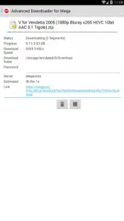 Advanced Downloader for Mega screenshot 6