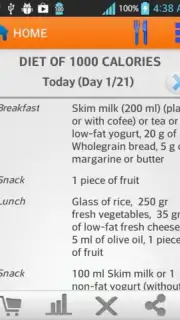 Diets for losing weight screenshot 11