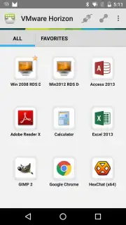 VMware Horizon Client screenshot 7