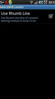 Bahai Qiblih Locator screenshot 1