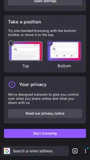 Iceraven Browser screenshot 5