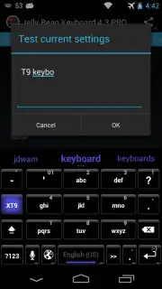Jelly Bean Keyboard 4.3 screenshot 5