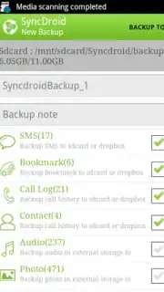 SyncDroid screenshot 1