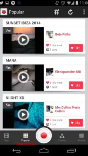 Socialcam screenshot 1