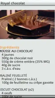 Recettes patisseries screenshot 4