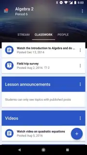 Google Classroom screenshot 10