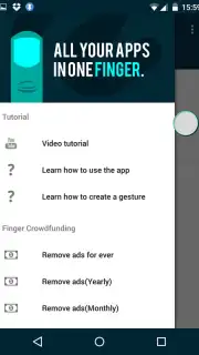Finger Gesture Launcher screenshot 3