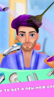 Barber Salon Beard & Hair Game screenshot 5