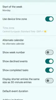 Google Calendar screenshot 2