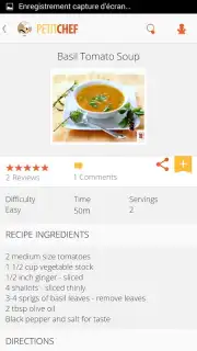 PetitChef, cooking and recipes screenshot 5