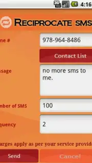 Sms Retaliator screenshot 2