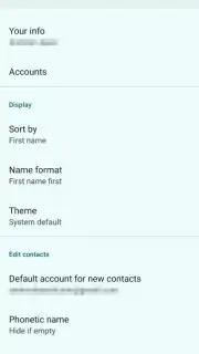 Google Contacts screenshot 7