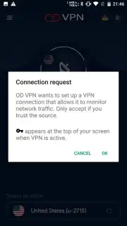 OD VPN screenshot 2