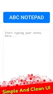 ABC NOTEPAD screenshot 1