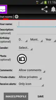 CR - ‎chat rooms screenshot 1