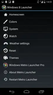 Metro UI Launcher 8.1 screenshot 10