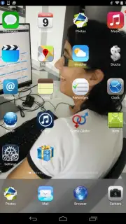 Transparent Screen Launcher screenshot 1