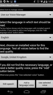 Voice Aloud Reader screenshot 5