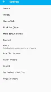 Cliqz Browser screenshot 6