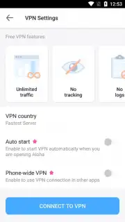 Aloha Browser Turbo screenshot 6