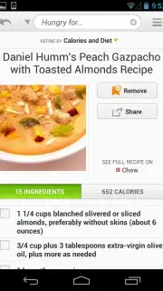 Recipes & Nutrition screenshot 1