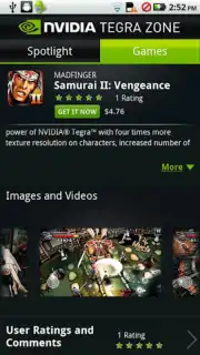 NVIDIA TegraZone screenshot 3