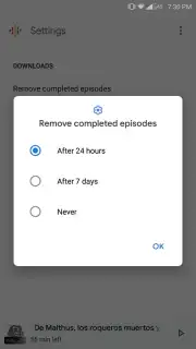 Google Podcasts screenshot 1