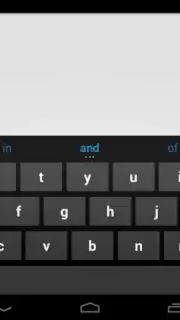 Android Keyboard (AOSP) screenshot 1