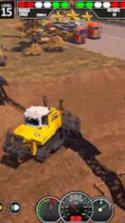 JCB Game Snow Excavator Games screenshot 2
