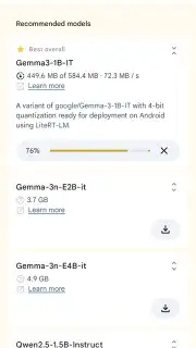 Google AI Edge Gallery screenshot 11