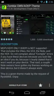Theme Chooser Themes screenshot 1