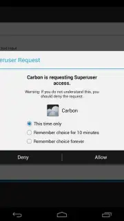 Superuser (for Android 4) screenshot 5