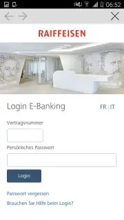 Raiffeisen screenshot 2