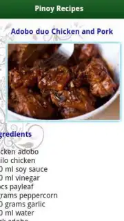 Pinoy Food Recipes screenshot 5