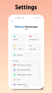 MDGram Messenger screenshot 1