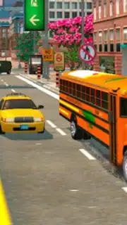 School Bus Driving Games 3D screenshot 5