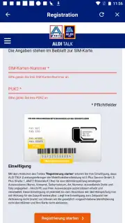 ALDI TALK Registration screenshot 11