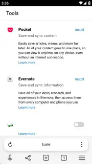 Yandex Browser (alpha) screenshot 18