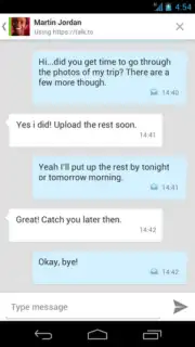 Talk.to - Chat for GTalk & FB screenshot 3